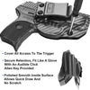 Gun & Flower Kydex IWB Holster Right Ruger LC9/LC9S/EC9/EC9S/LC380 Kydex IWB Carbon Fiber Holster