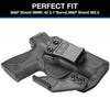 Gun & Flower Kydex IWB Holster Right Smith & Wesson M&P Shield 9mm/.40 S&W 3.1" IWB Kydex Holster With Claw | Adj.Cant&Retention
