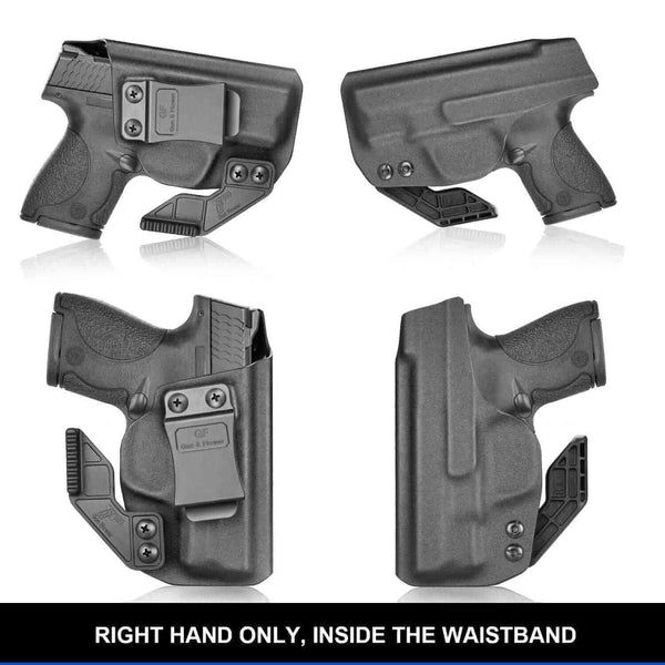 Gun & Flower Kydex IWB Holster Right Smith & Wesson M&P Shield 9mm/.40 S&W 3.1
