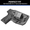 Gun & Flower Kydex IWB Holster Smith and Wesson M&P Shield 9mm Holster | Kydex IWB Carbon Fiber Holsters