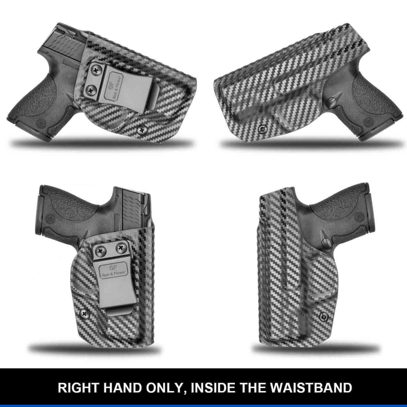 holster ars stage 1 fibre de carbone - pistolet smith & wesson