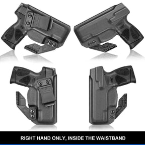 Gun & Flower Kydex IWB Holster Kydex / Right Gun&Flower Taurus G2C | G3C Holster | Kydex IWB Holster for G2C Concealed Carry | Adj. Cant & Retention | Inside Holster