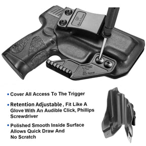 Gun & Flower Kydex IWB Holster Kydex / Right Gun&Flower Taurus G2C | G3C Holster | Kydex IWB Holster for G2C Concealed Carry | Adj. Cant & Retention | Inside Holster