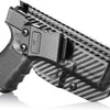 Gun & Flower Kydex IWB Holster Right Glock 19/19X/23/32/45(Gen 5/4/3) Carbon Fiber Kydex IWB Holster