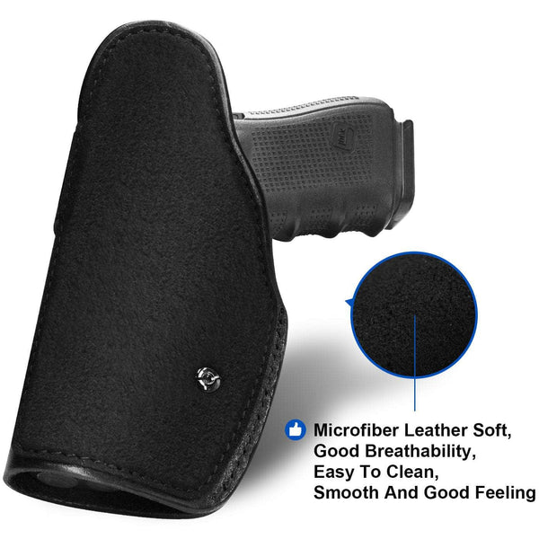 Universal IWB Leather Holsters for Glock 17/19/22/31/42/43 - polymerholster
