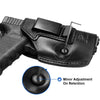 Universal IWB Leather Holsters for Glock 17/19/22/31/42/43 - polymerholster
