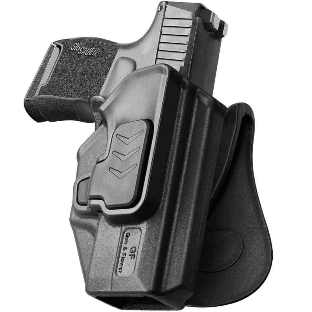 Gun & Flower Sig Sauer P365/P365 SAS/P365 Micro OWB Paddle Polymer ...