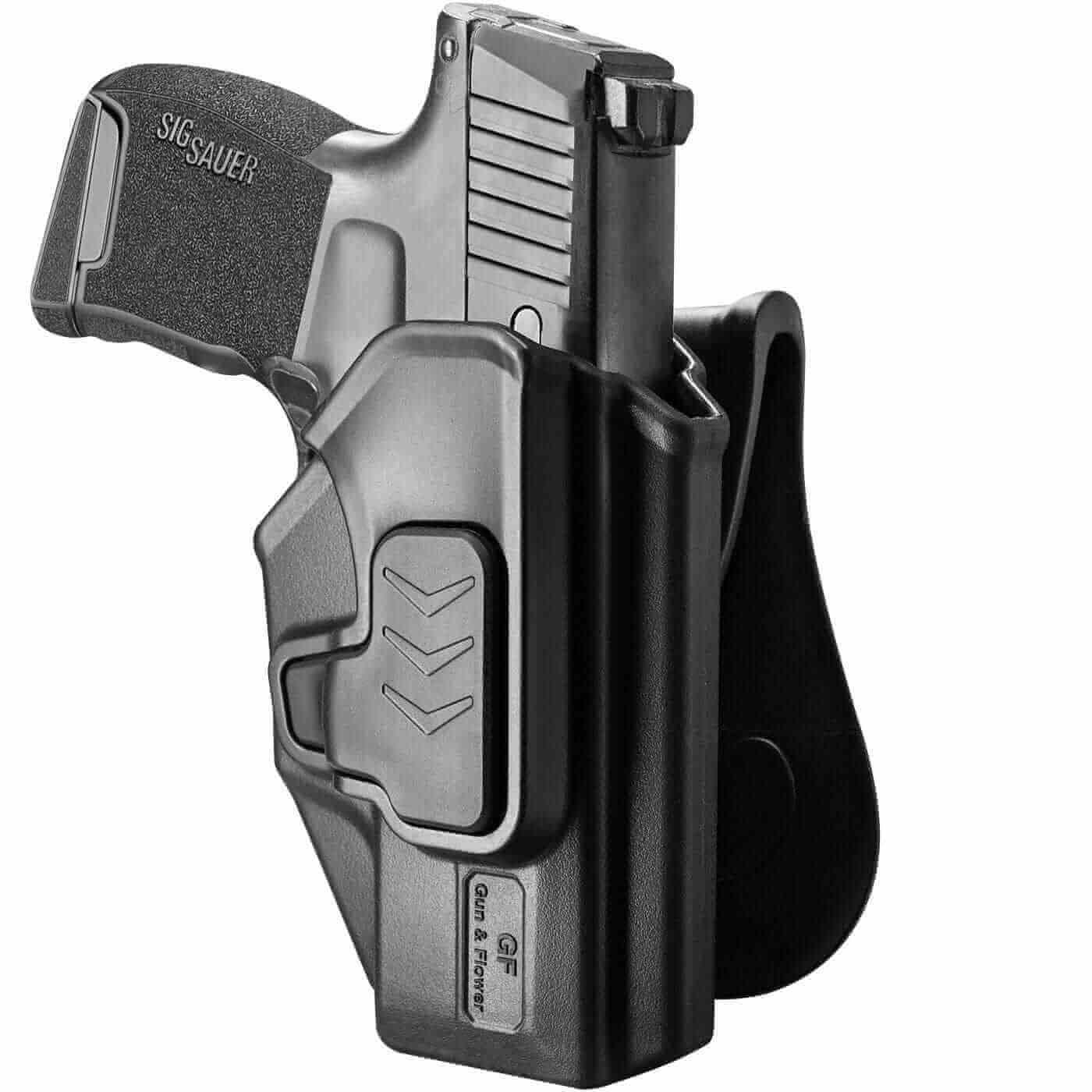 Gun & Flower OWB Paddle Polymer Holster Right Sig Sauer P365/P365 SAS/P365 Micro OWB Paddle Polymer Holster