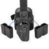 Drop Leg Polymer Platform Panel Attachments for Gun Holsters and Magazine Holsters - polymerholster