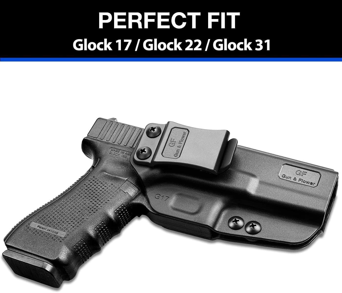 Gun&Flower Military Gear Polymer Leg Holster Fits Glock 17 19 22