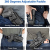 Gun & Flower Polymer OWB Holster Right Glock 43/43X Polymer OWB Belt Holster