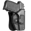 Gun & Flower Polymer OWB Holster Right SCCY CPX1/CPX2 Polymer OWB Paddle Holster
