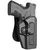 Gun & Flower Polymer OWB Holster Right Springfield Armory XD 9mm/.40 S&W/.45ACP Polymer OWB Paddle Holster