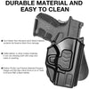 Gun & Flower Polymer OWB Holster Right Springfield Armory XD-S 3.3" Barrel Polymer OWB Paddle Holster