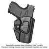 Glock 43/43X  OWB Paddle Polymer Holster - polymerholster