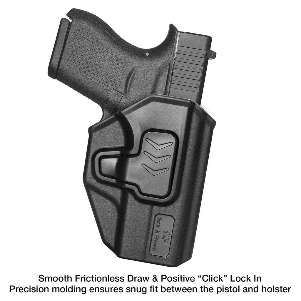 Gun & Flower Glock 43/43X Polymer OWB Paddle Holster | polymerholster