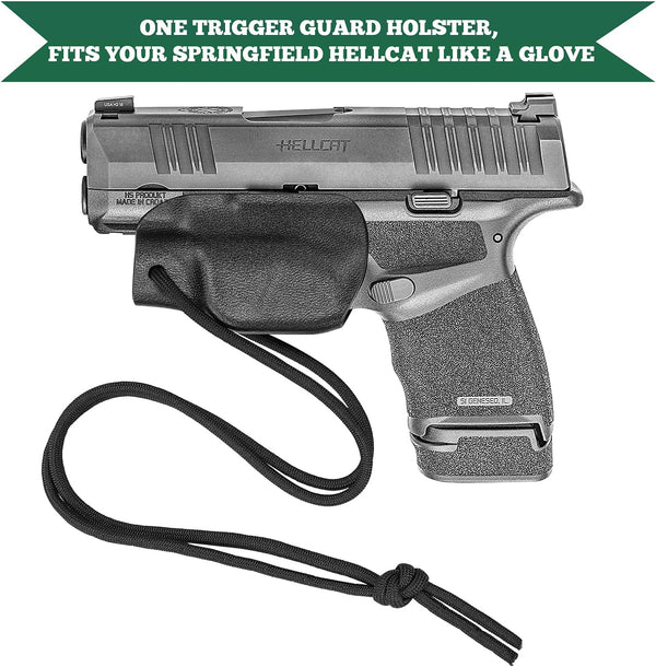 Kydex Trigger Guard Holster w/ Paracord, Glock19/43,Taurus G2C/G3C, Sig P365, Hellcat, Ruger, S&W