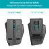 Polymer OWB Holster for Taurus G2C G3C Millennium G2 PT111/PT140 with 1 Pcs Belt Clip and 1 Pcs Molle Attachment Adapter