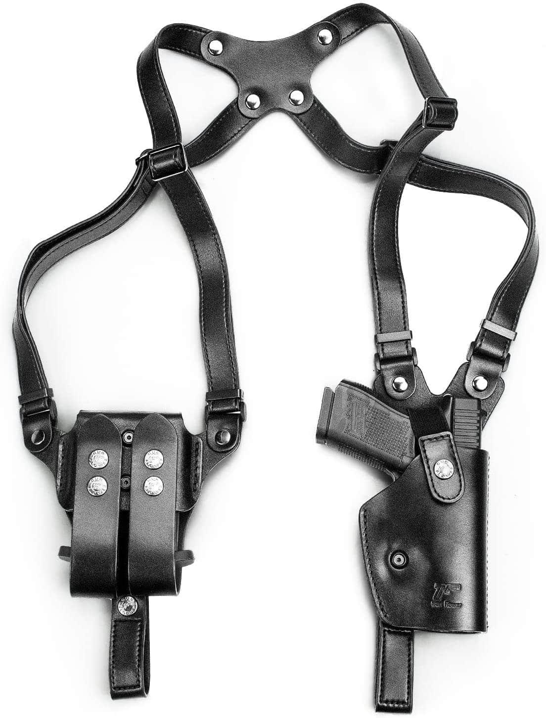 black shoulder holster