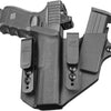 polymerholster Gun&Flower Sidecar Kydex Gun Holster Fits G19 G17 Compatible with Gun Holster and Magazine Pouch Compatible with Glock 19 19x 23 32 45 (Gen 5 4 3) Inside Waistband Carry Holster Compatible with G19 G19x G23 G32 G45, 9mm Holster